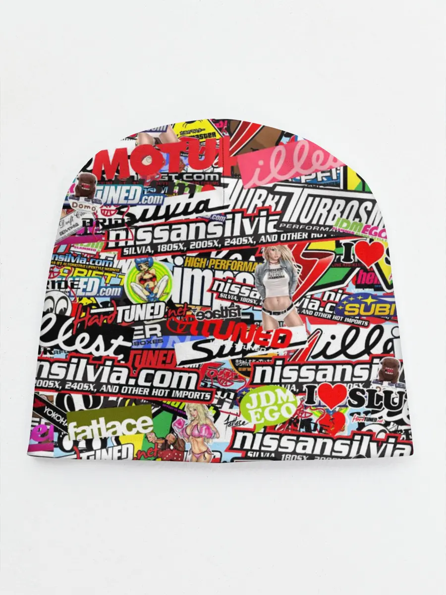 Детская шапка / Cars Stickerbombing