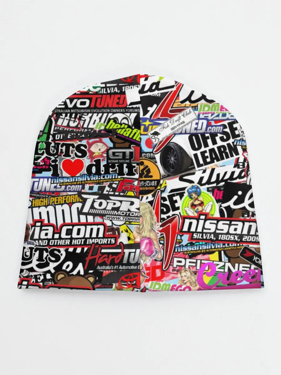 Детская шапка / Cars Stickerbombing