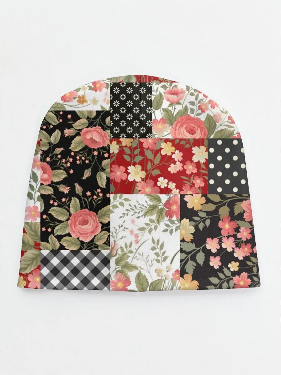 Детская шапка / Лоскутный орнамент