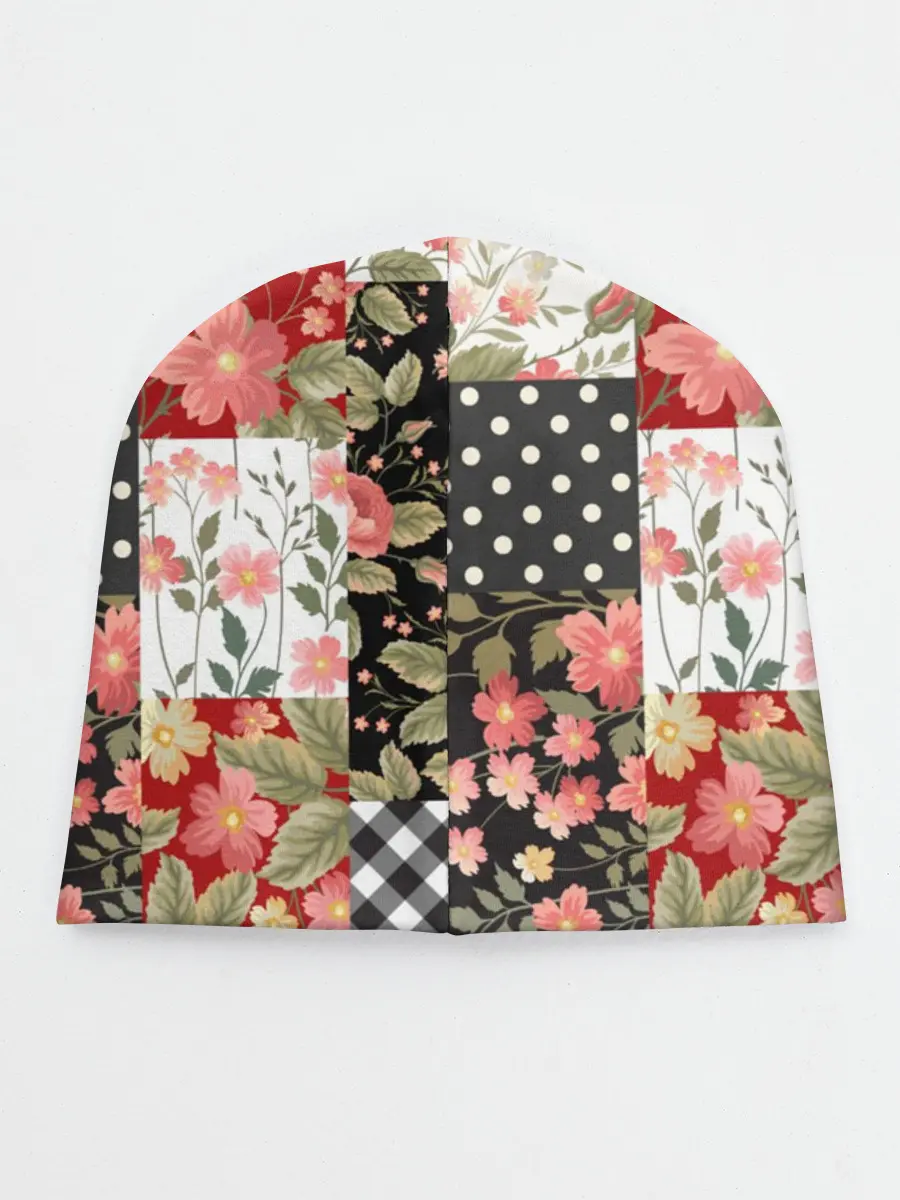 Детская шапка / Лоскутный орнамент