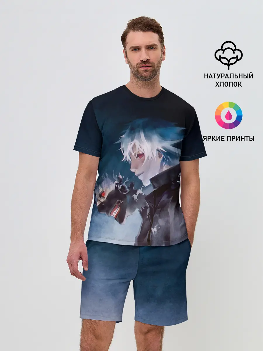 Мужской костюм с шортами / Кен Канеки