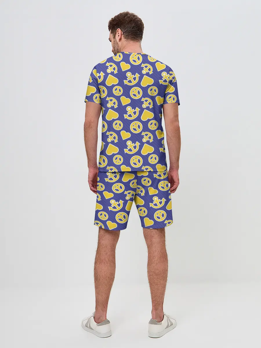 Мужской костюм с шортами / Kimyou na Bouken паттерн