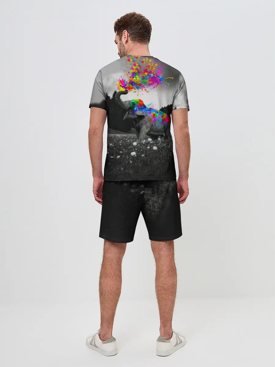 Мужской костюм с шортами / Слон