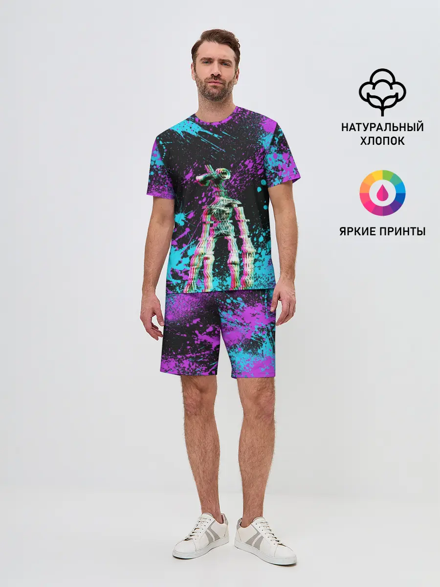 Мужской костюм с шортами / Siren Head - Ultra Glitch