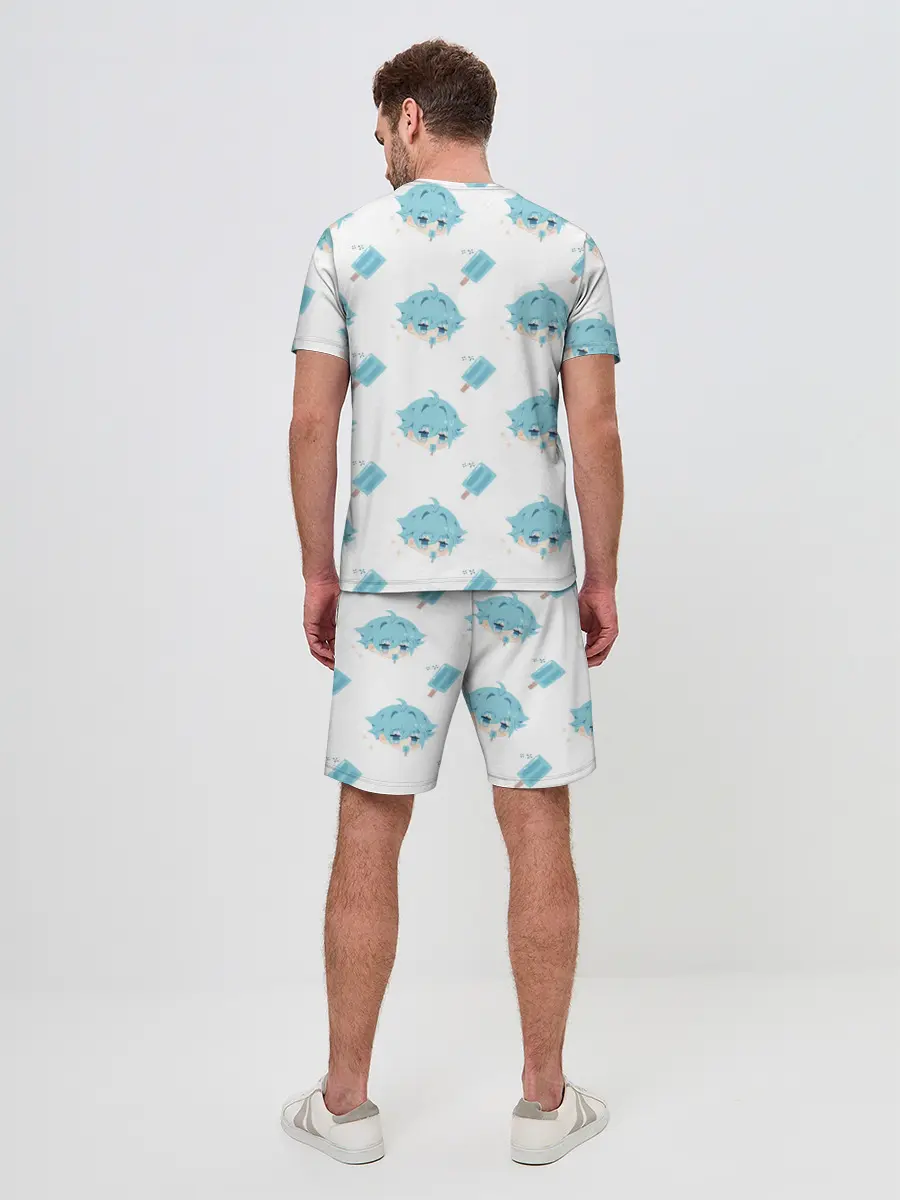 Мужской костюм с шортами / Genshin Impact