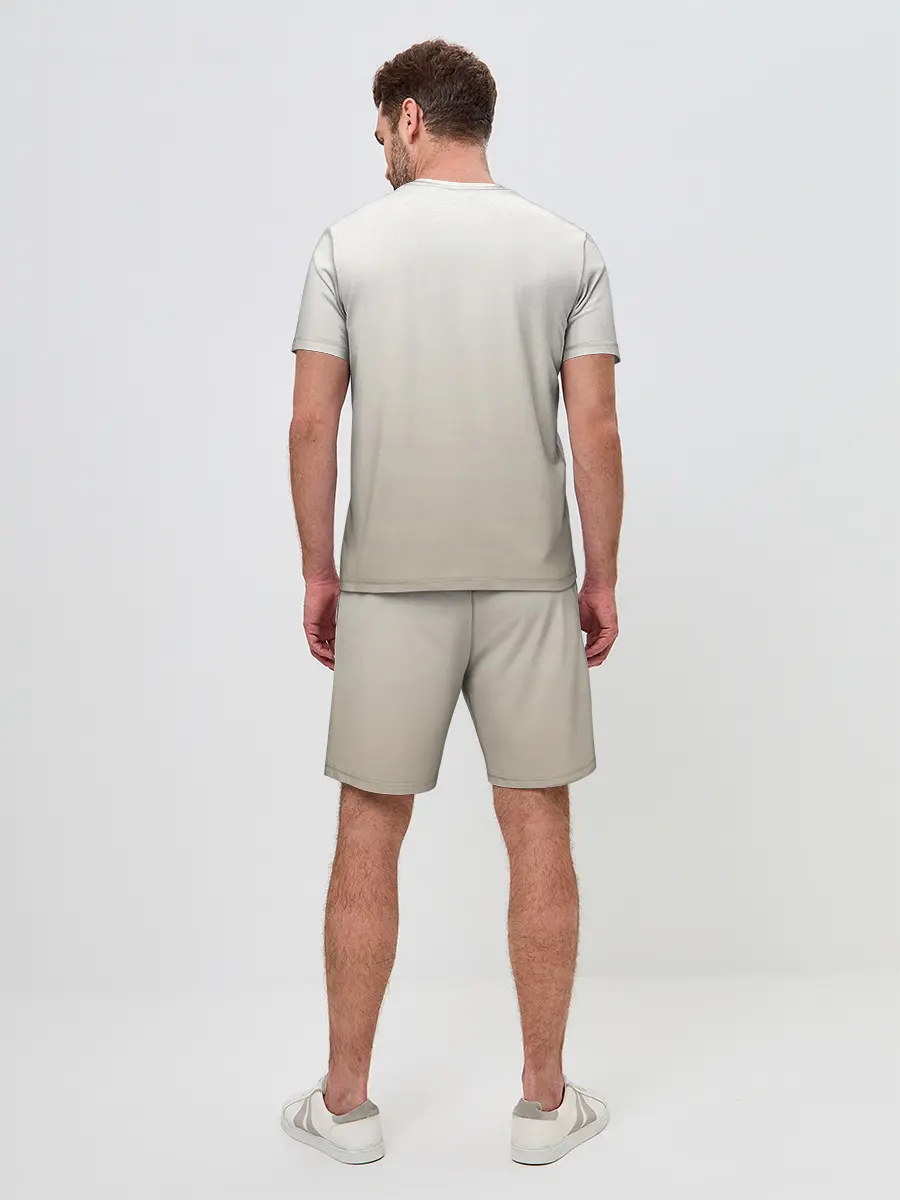 Мужской костюм с шортами / летящая сова рисунок