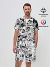 Мужской костюм с шортами / Haikyu pattern
