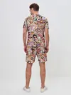 Мужской костюм с шортами / Яркий паттерн АХЕГАО