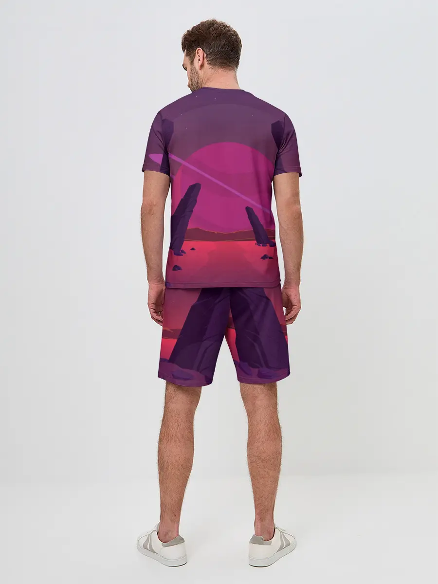 Мужской костюм с шортами / Genshin Impact