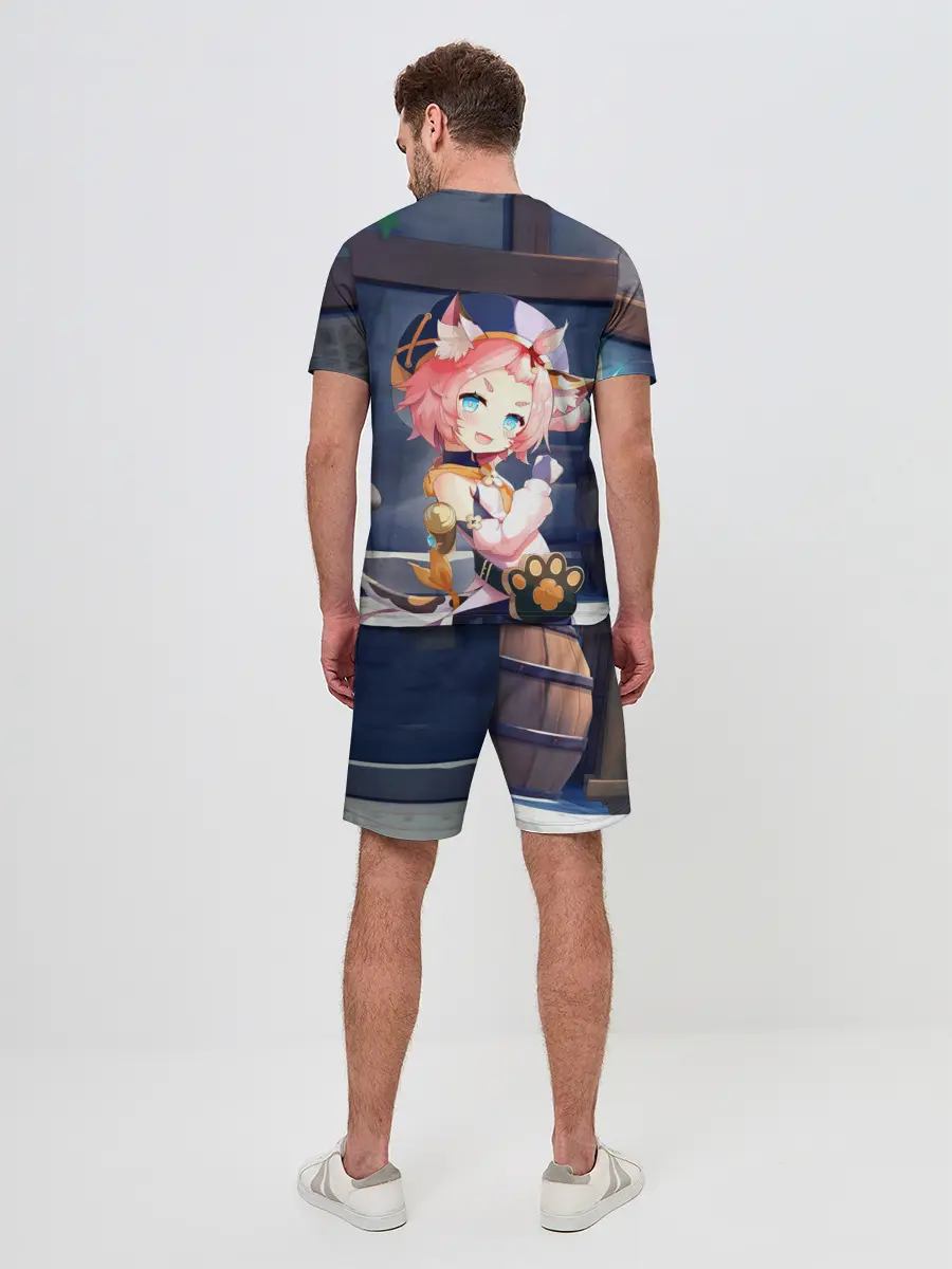 Мужской костюм с шортами / GENSHIN IMPACT