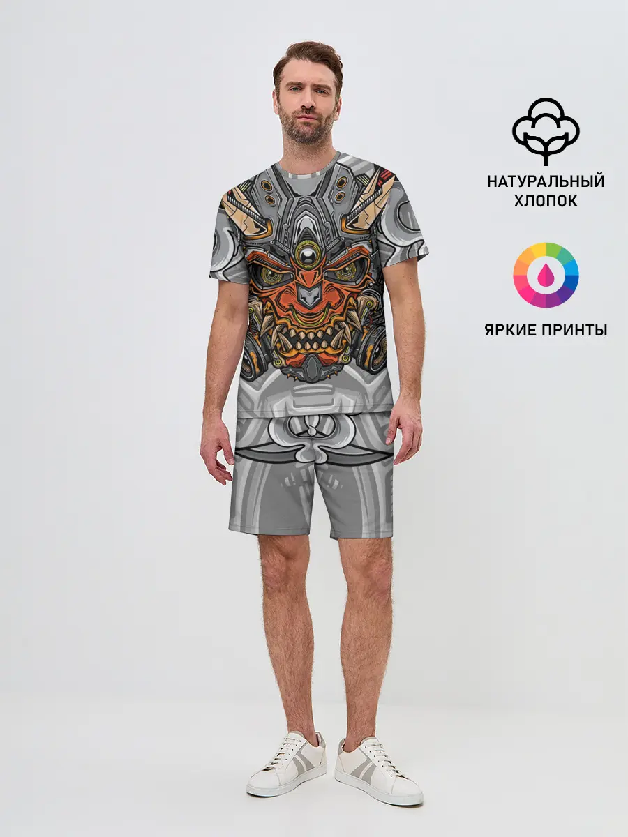 Мужской костюм с шортами / Cyber Samurai