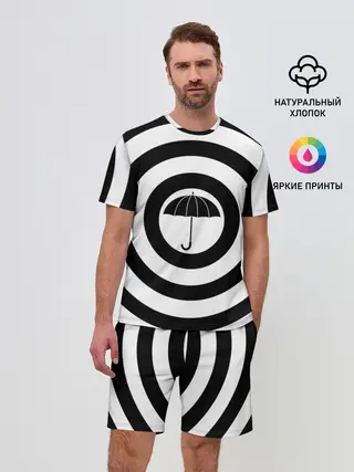 Мужской костюм с шортами / Узор Академия Амбрелла