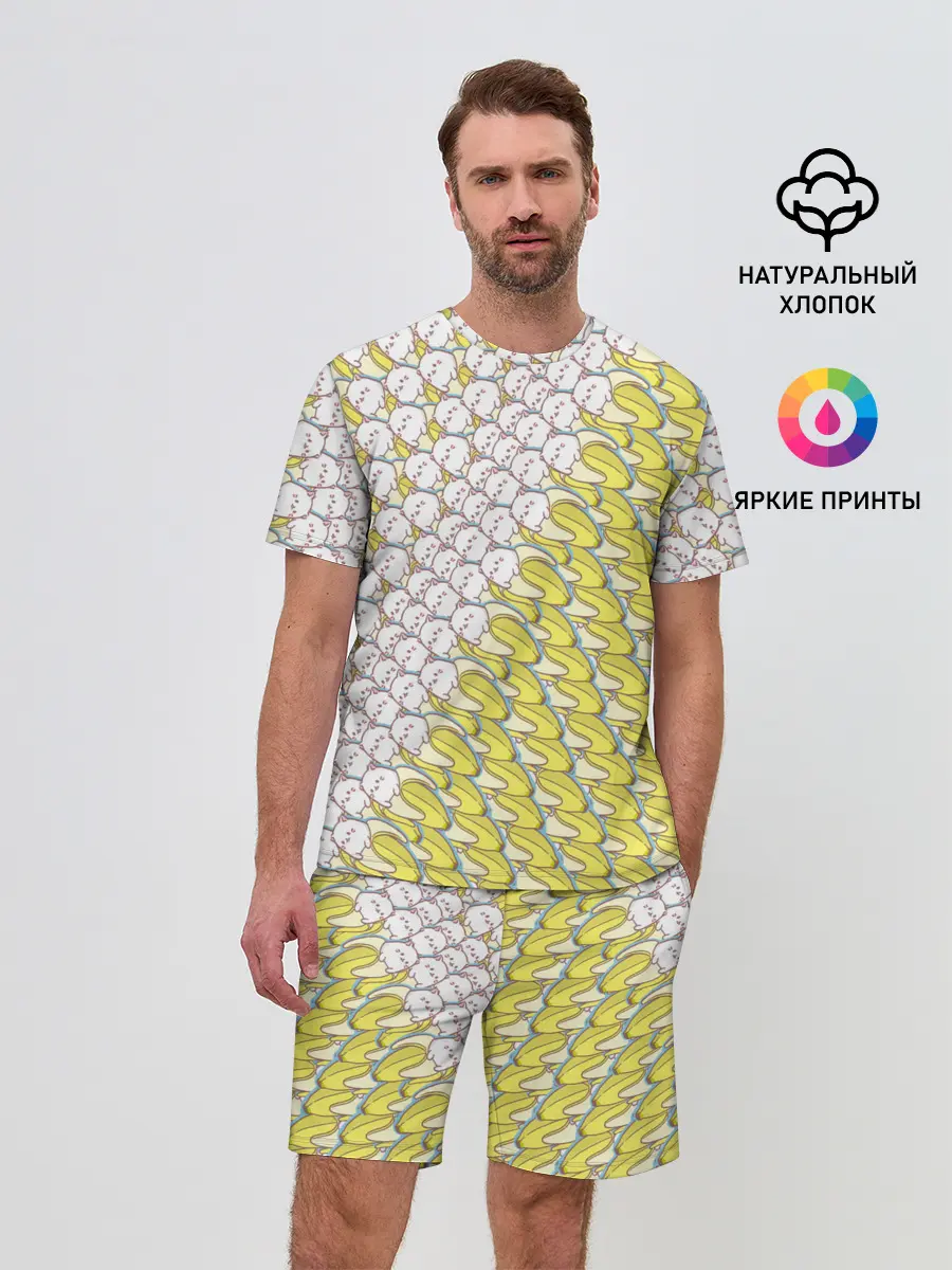 Мужской костюм с шортами / Банана-котики