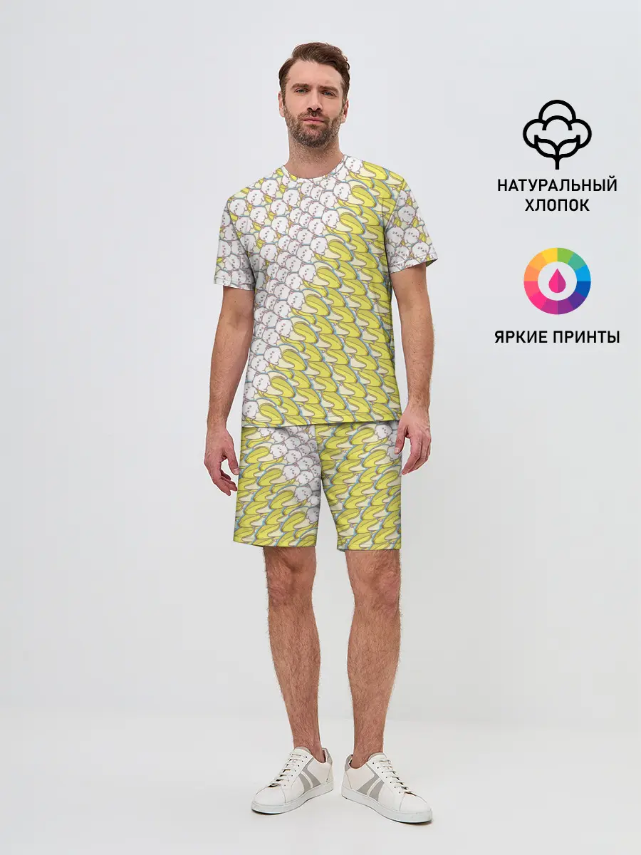 Мужской костюм с шортами / Банана-котики