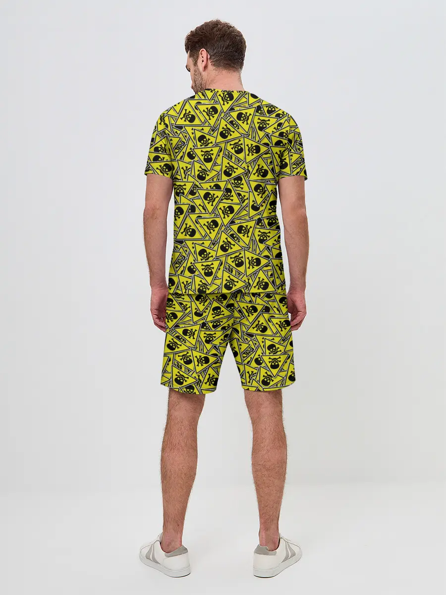 Мужской костюм с шортами / Осторожно COVID-19