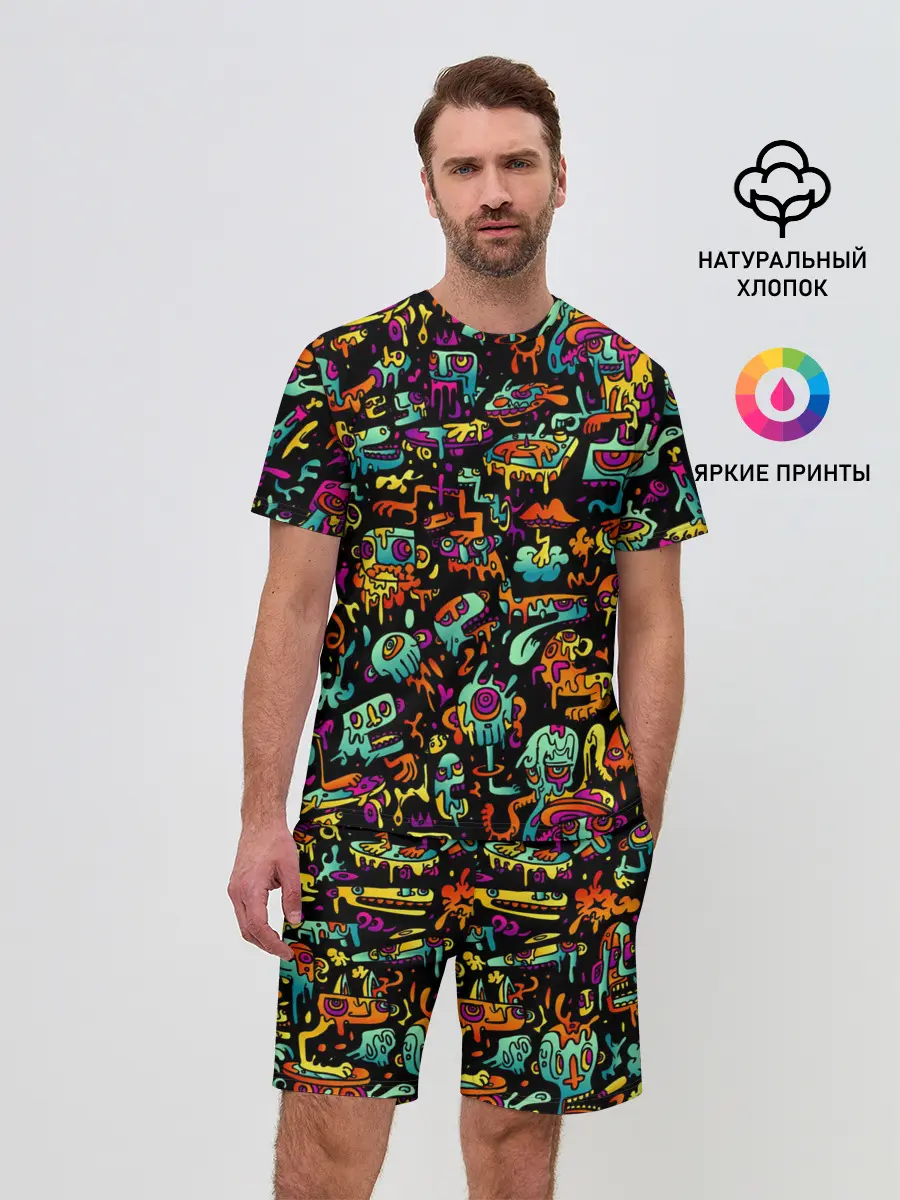 Мужской костюм с шортами / Монстры