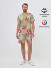 Мужской костюм с шортами / Фастфуд - Картошка фри