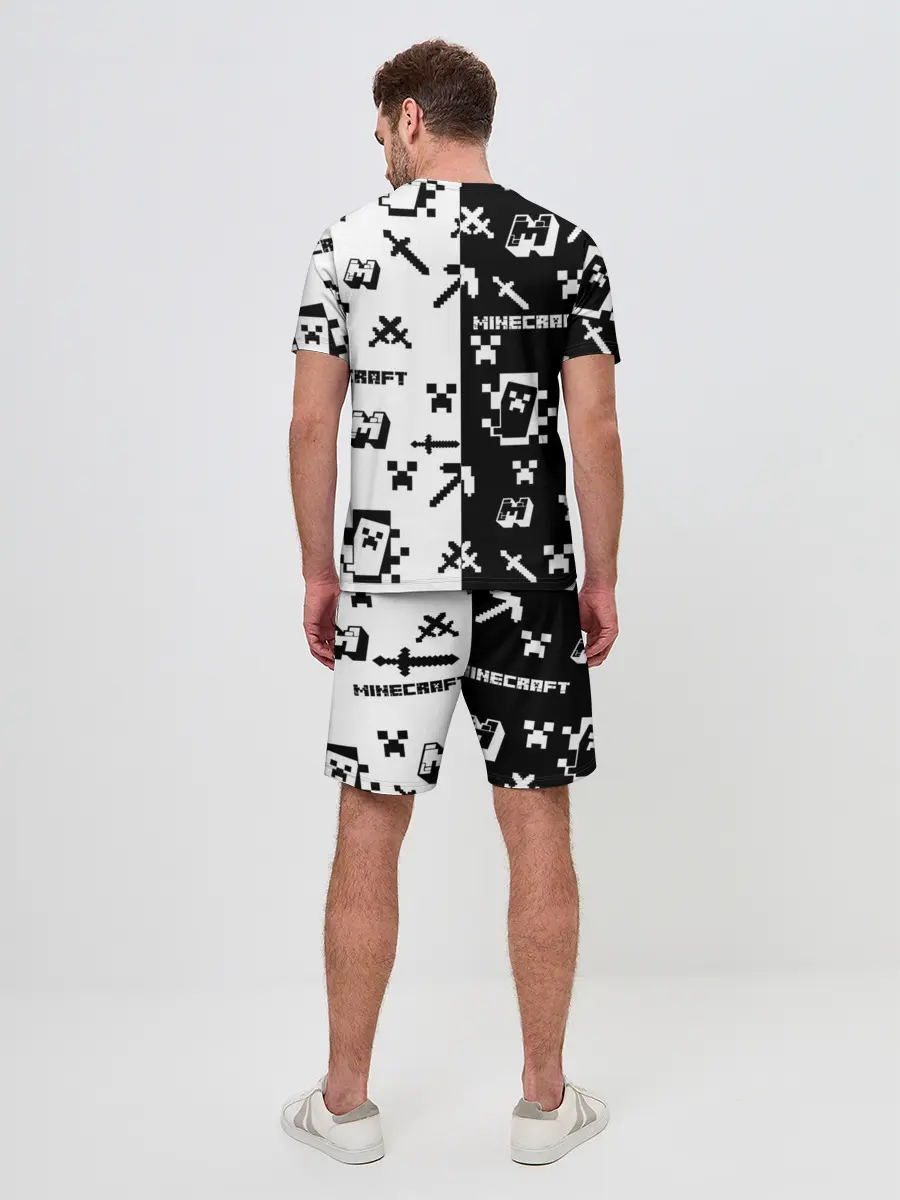 Мужской костюм с шортами / Minecraft