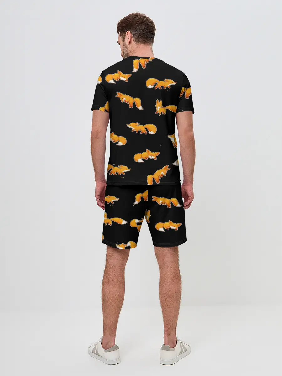Мужской костюм с шортами / Лисы
