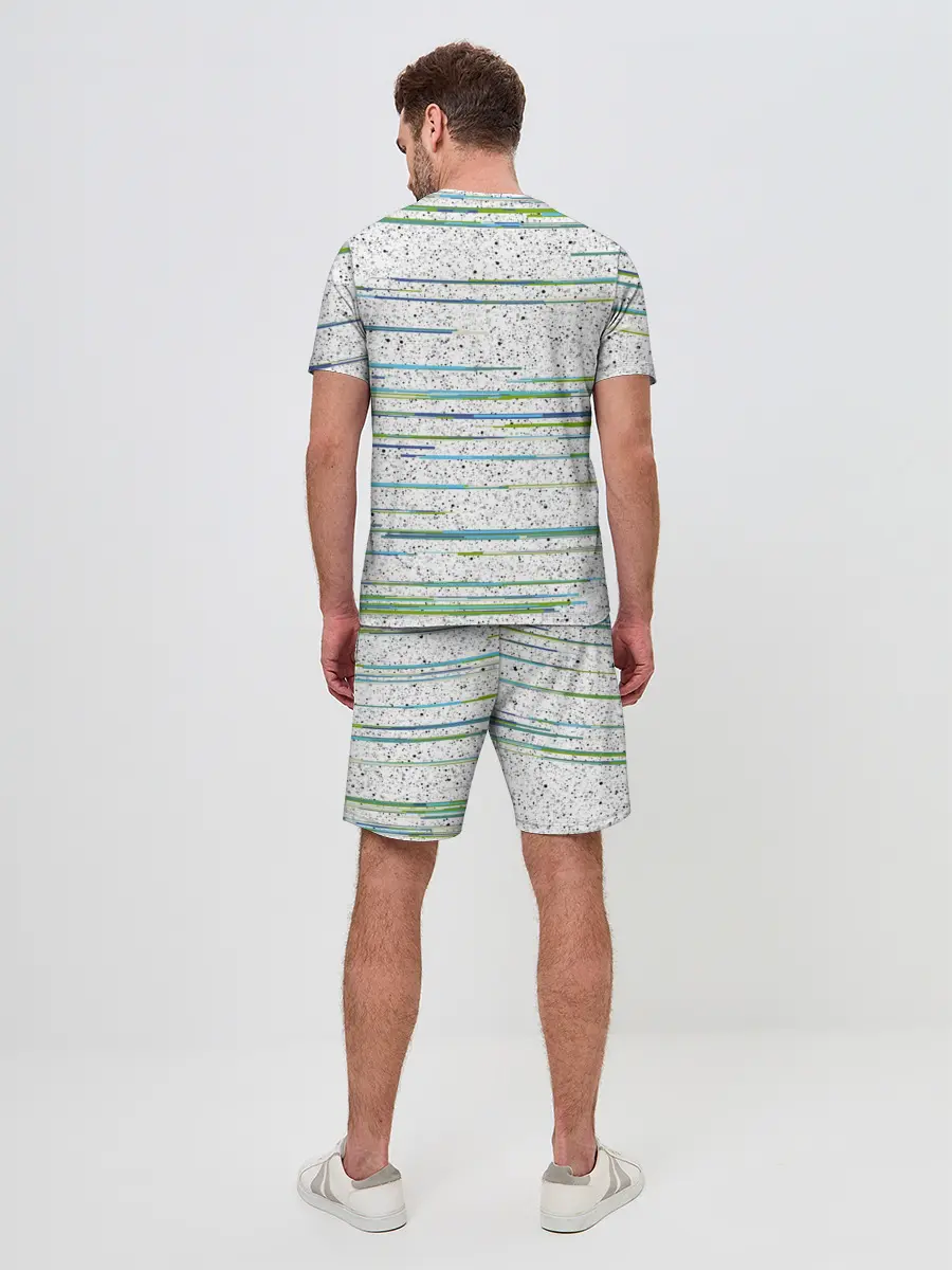Мужской костюм с шортами / Абстракция