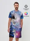 Мужской костюм с шортами / Космонавт