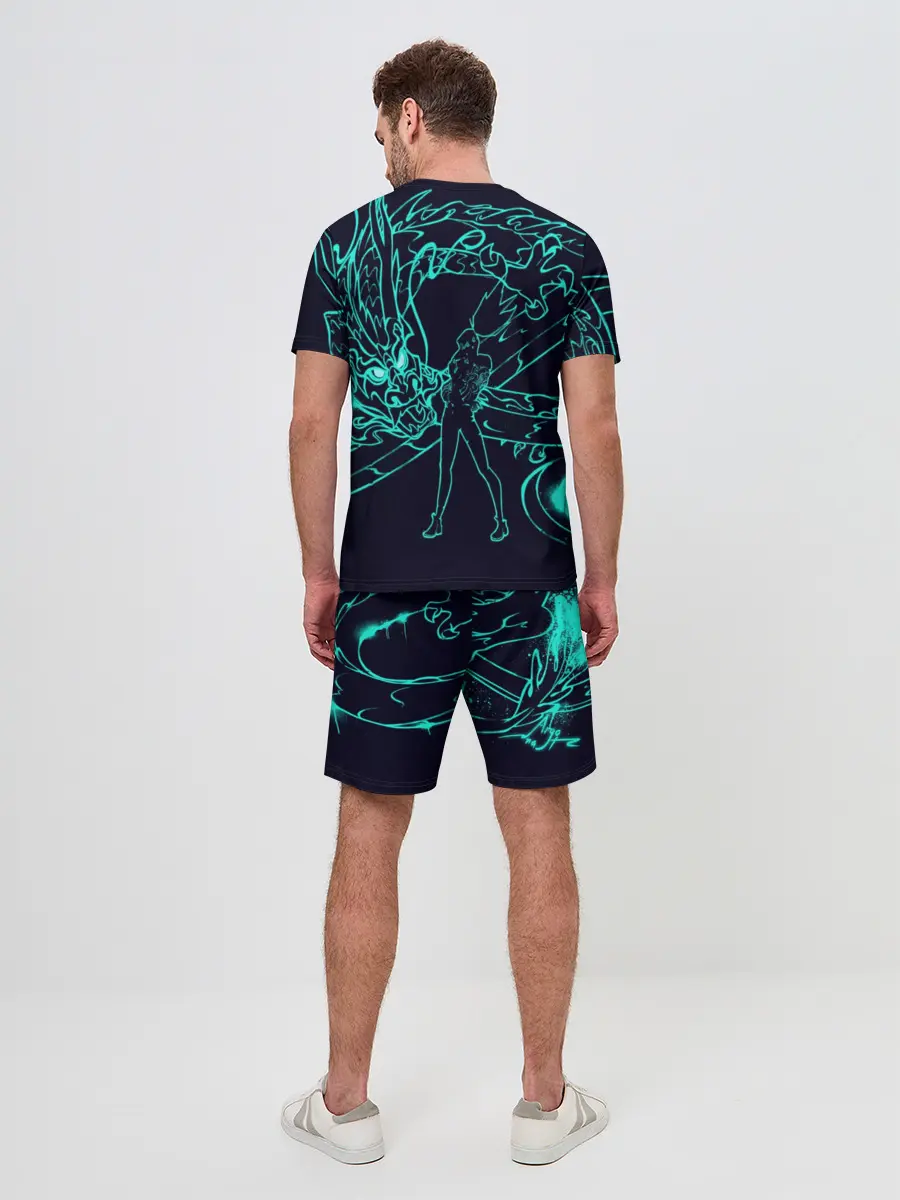 Мужской костюм с шортами / Neon Dragon