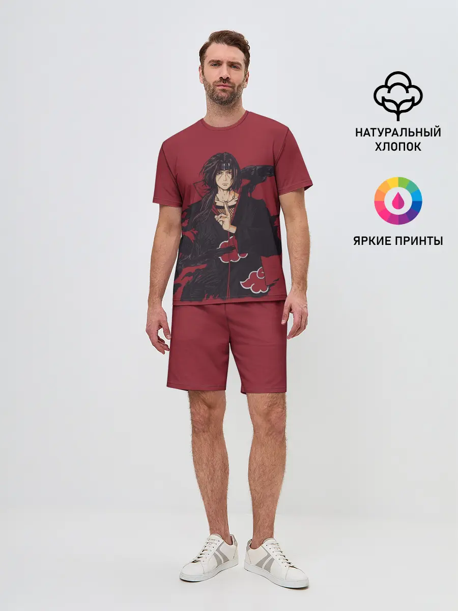 Мужской костюм с шортами / Итачи