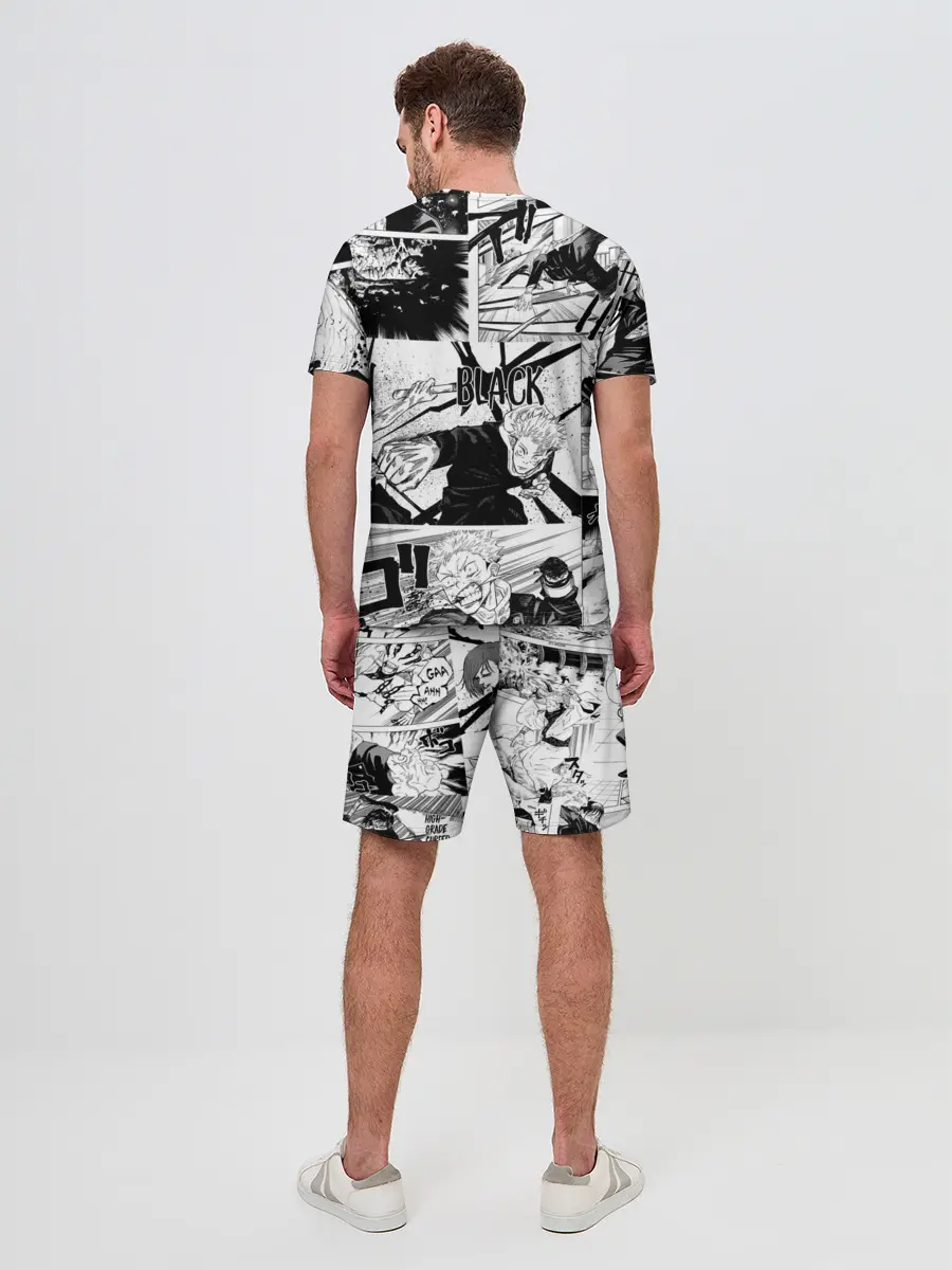 Мужской костюм с шортами / Магическая битва манга