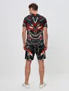 Мужской костюм с шортами / Черный самурай