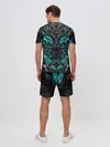Мужской костюм с шортами / Абстракция тигр