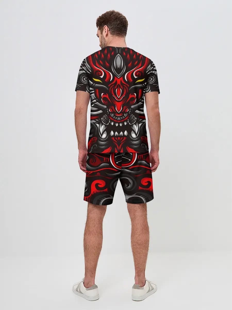 Мужской костюм с шортами / Абстракция демон