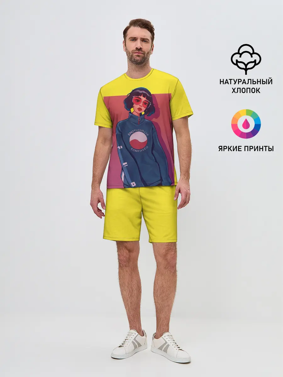 Мужской костюм с шортами / K-pop