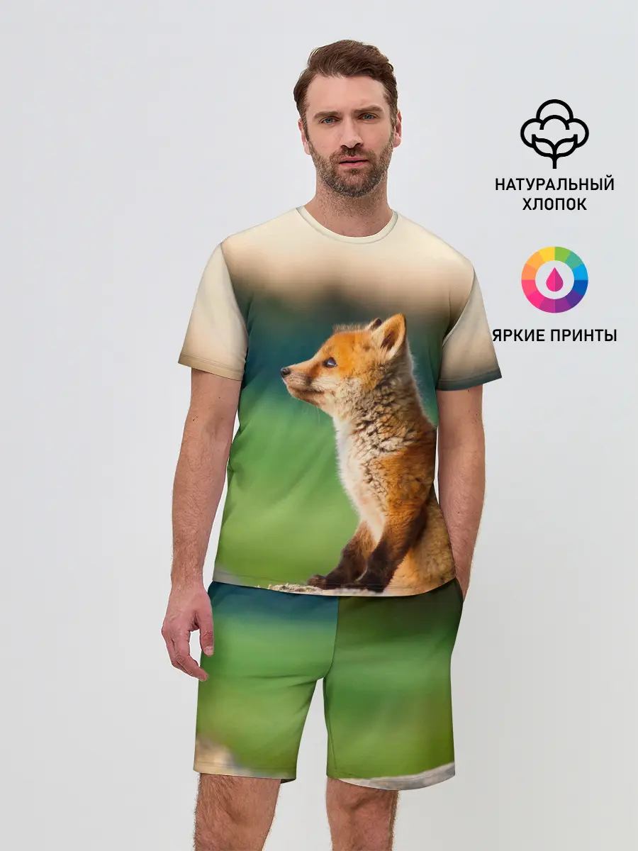 Мужской костюм с шортами / Лиса