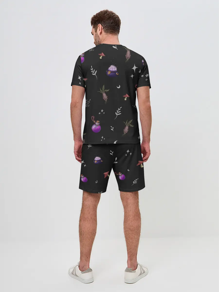 Мужской костюм с шортами / Magic pattern