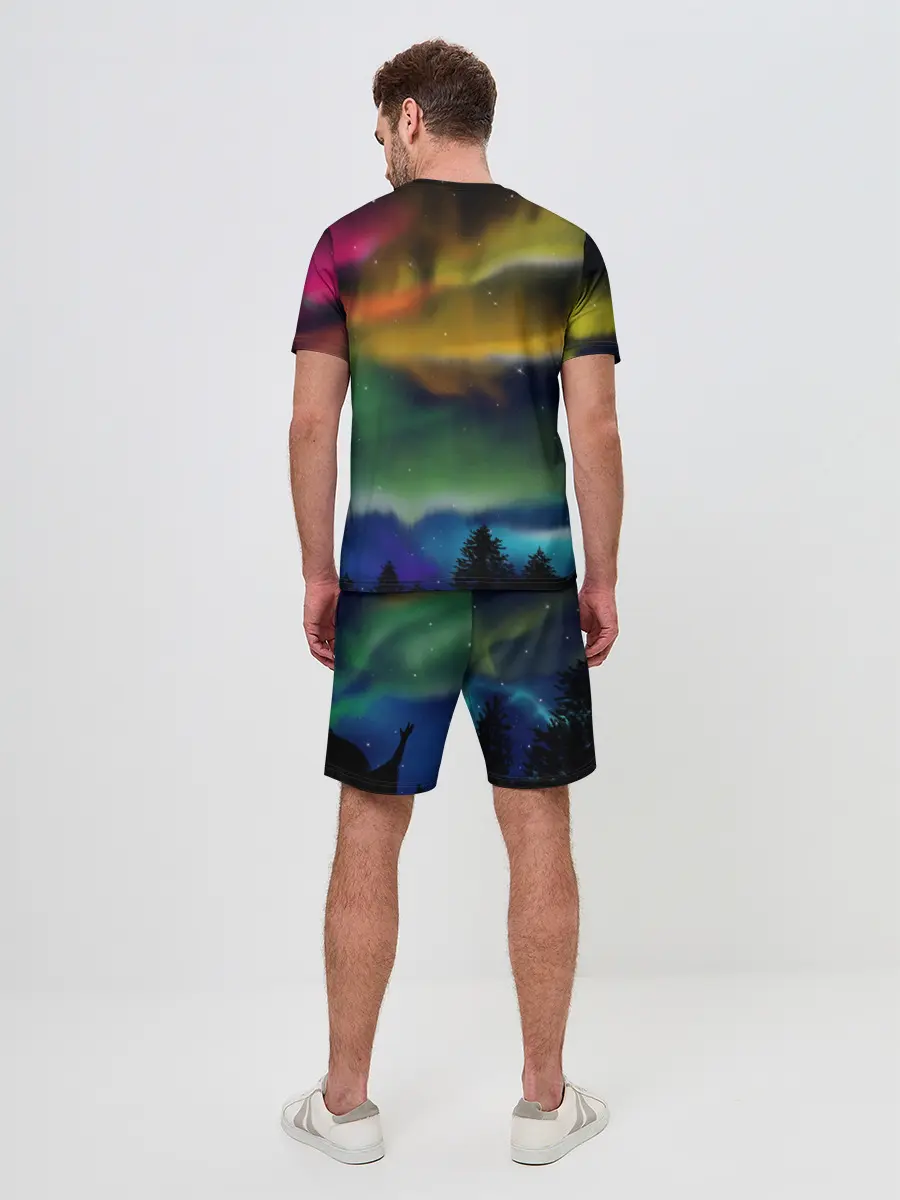 Мужской костюм с шортами / Северное сияние