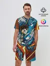 Мужской костюм с шортами / Танджиро Камадо Клинок демонов