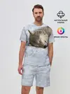 Мужской костюм с шортами / Спящий Волк