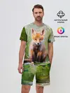 Мужской костюм с шортами / Лисичка
