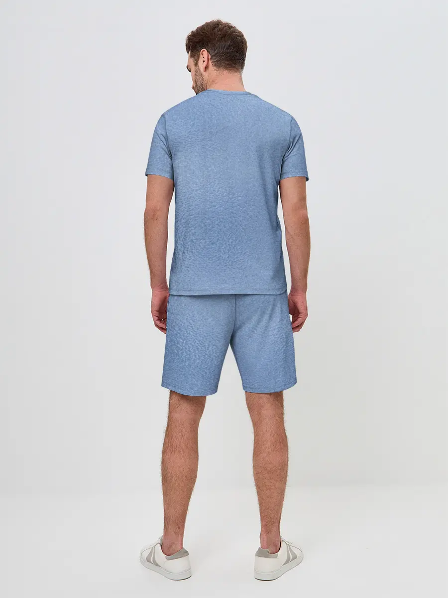 Мужской костюм с шортами / Улыбающийся кот