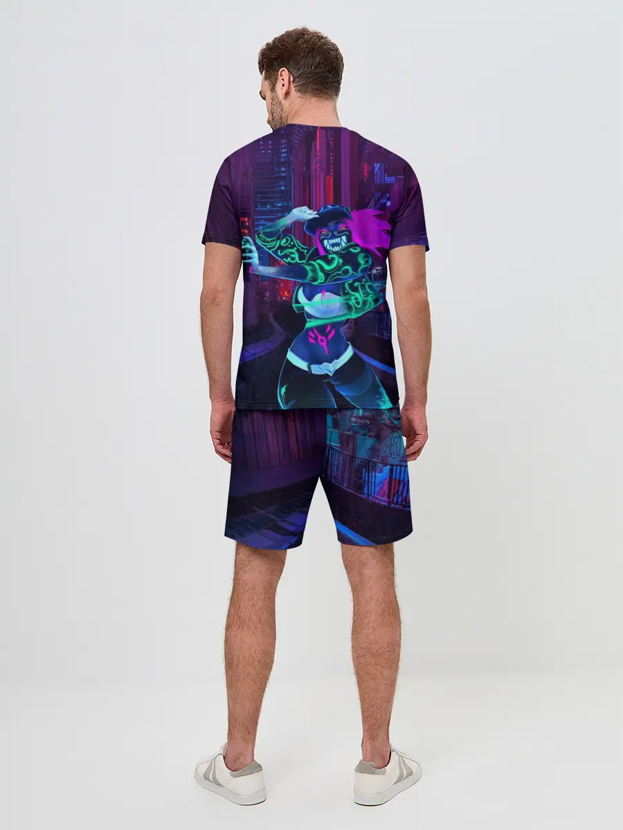 Мужской костюм с шортами / KDA Akali