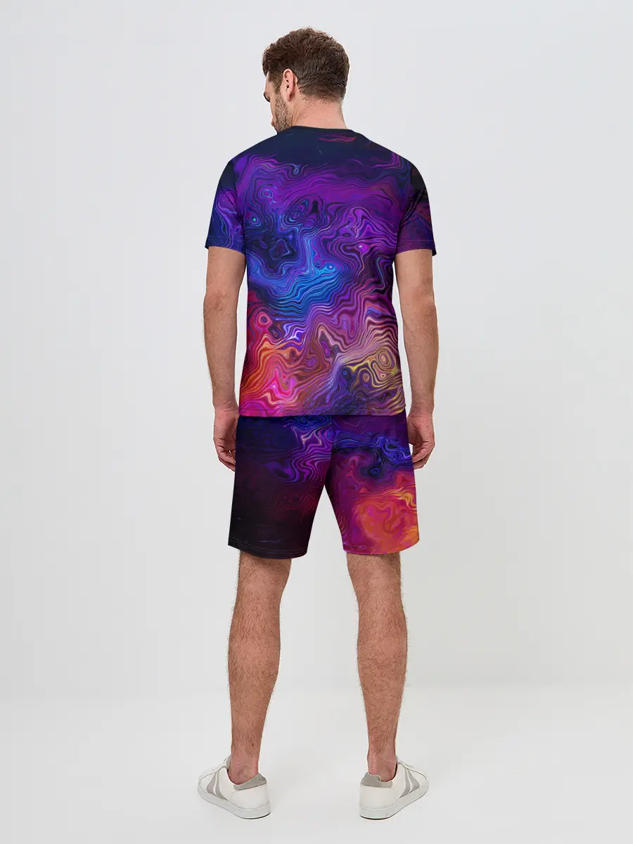 Мужской костюм с шортами / НЕОНОВЫЕ РАЗВОДЫ