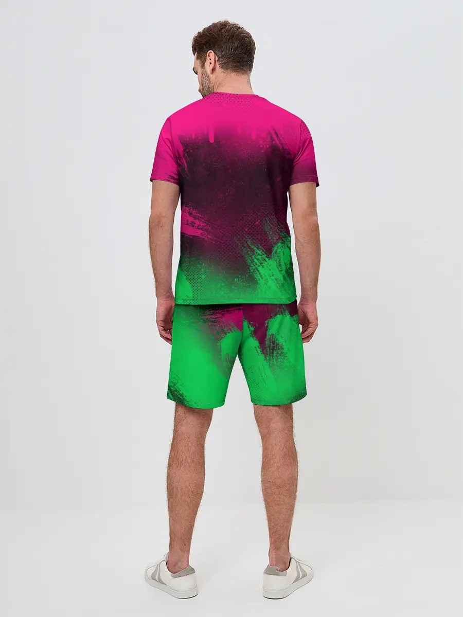 Мужской костюм с шортами / CS GO | NEON REVOLUTION v2