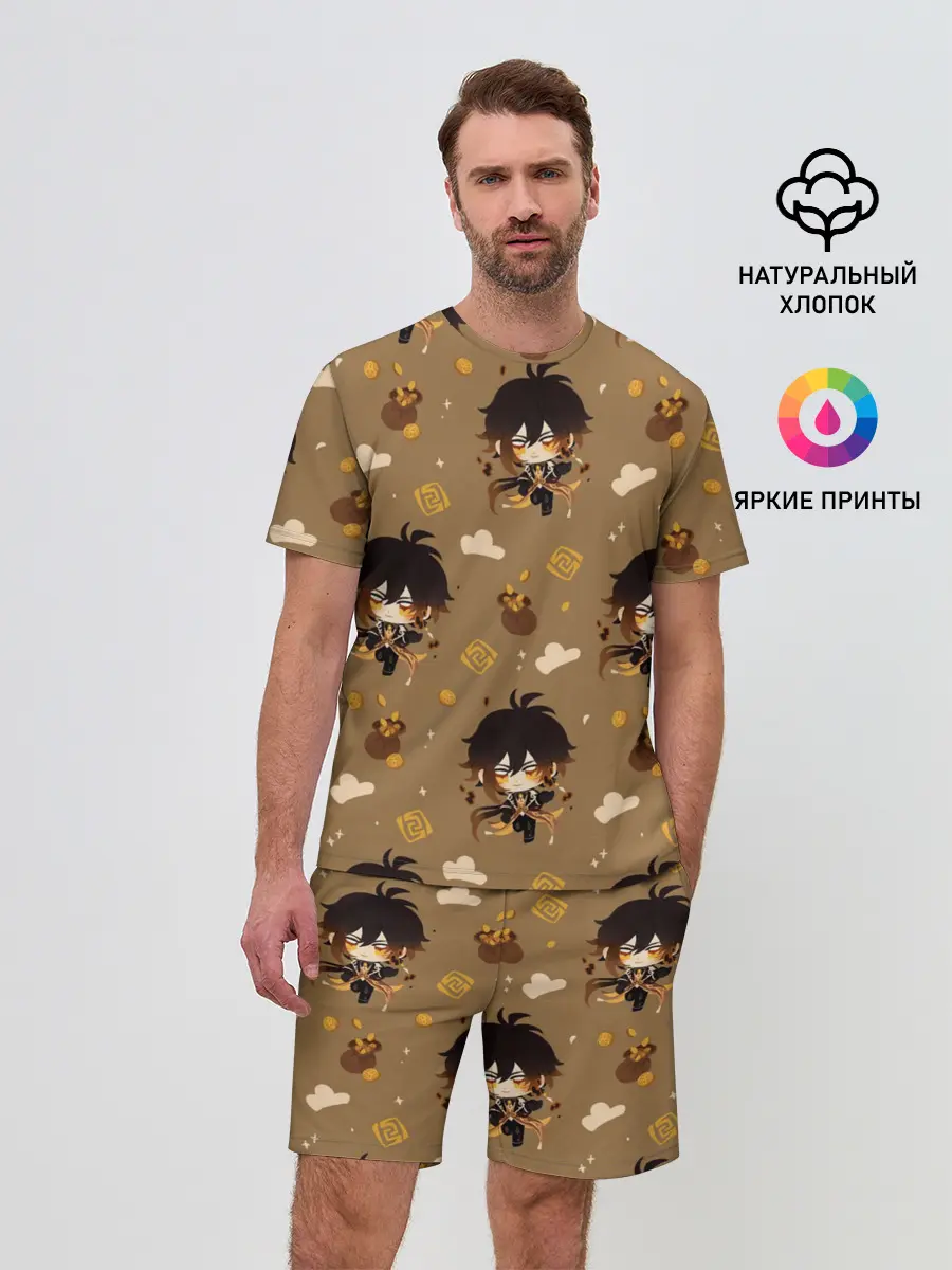 Мужской костюм с шортами / Чиби Чжун Ли