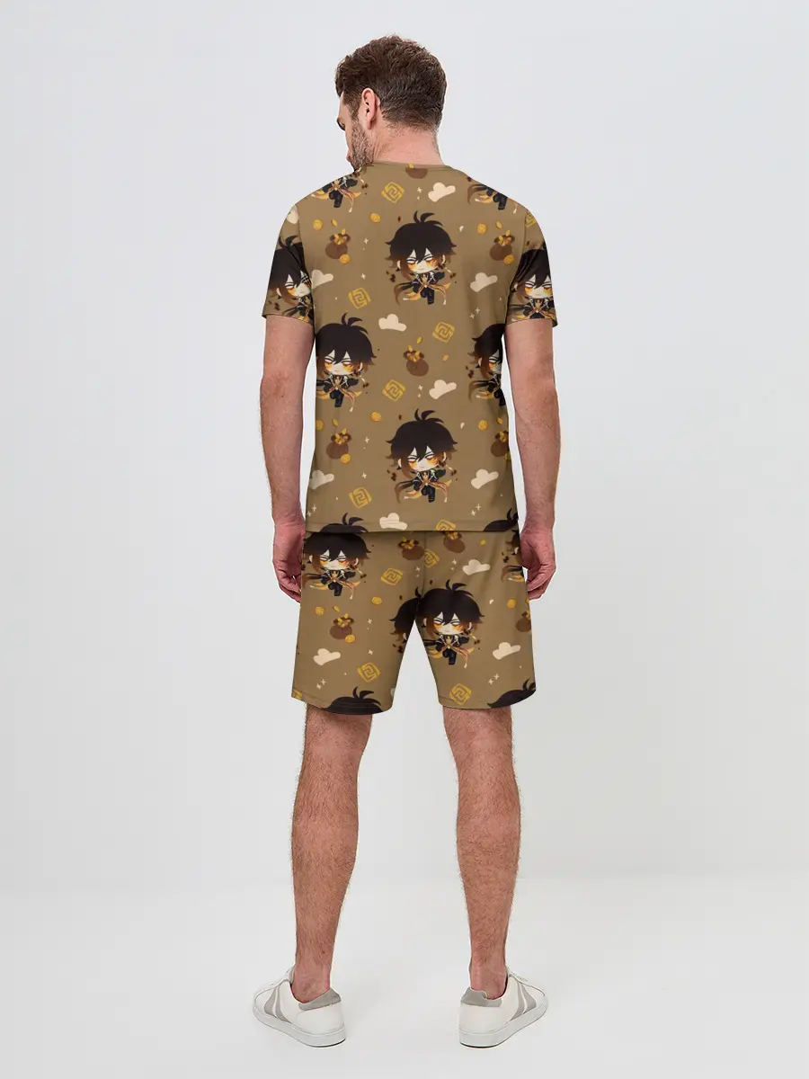 Мужской костюм с шортами / Чиби Чжун Ли