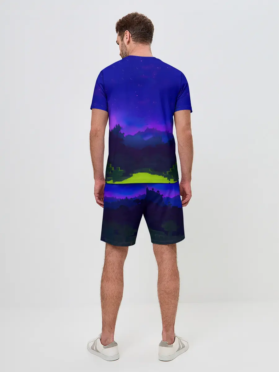 Мужской костюм с шортами / Minecraft