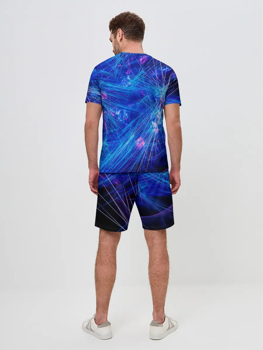 Мужской костюм с шортами / Danganronpa neon