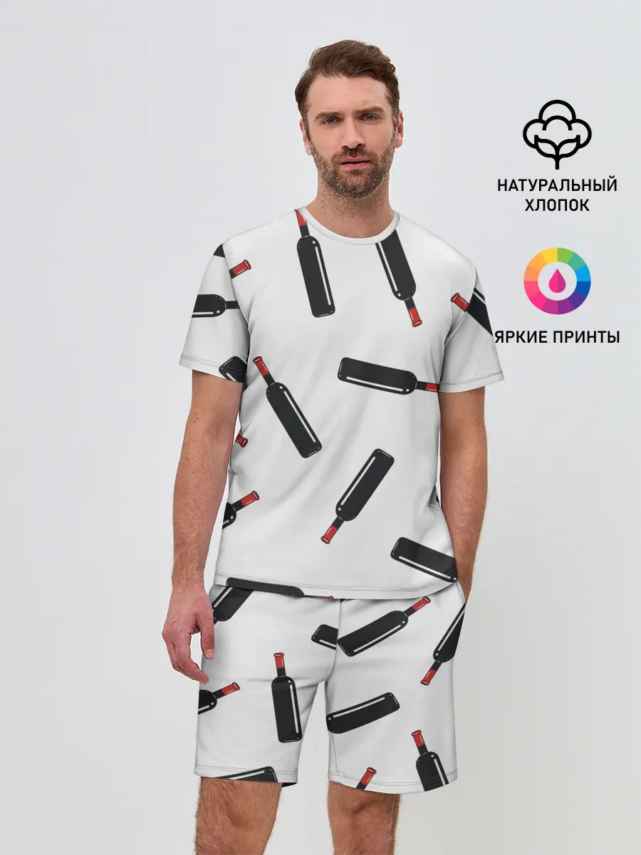 Мужской костюм с шортами / винишко