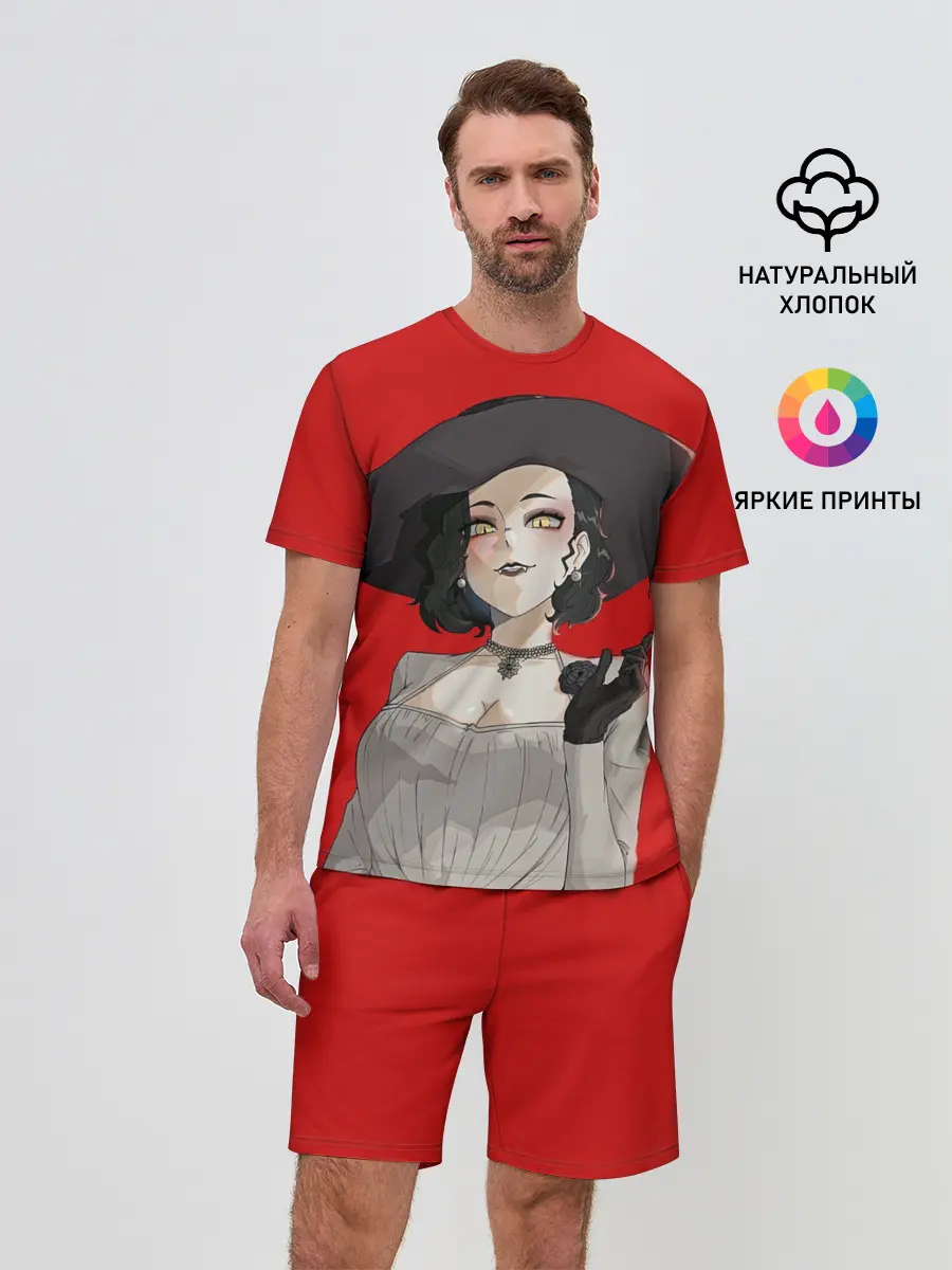 Мужской костюм с шортами / Residen Evil Вампирша village