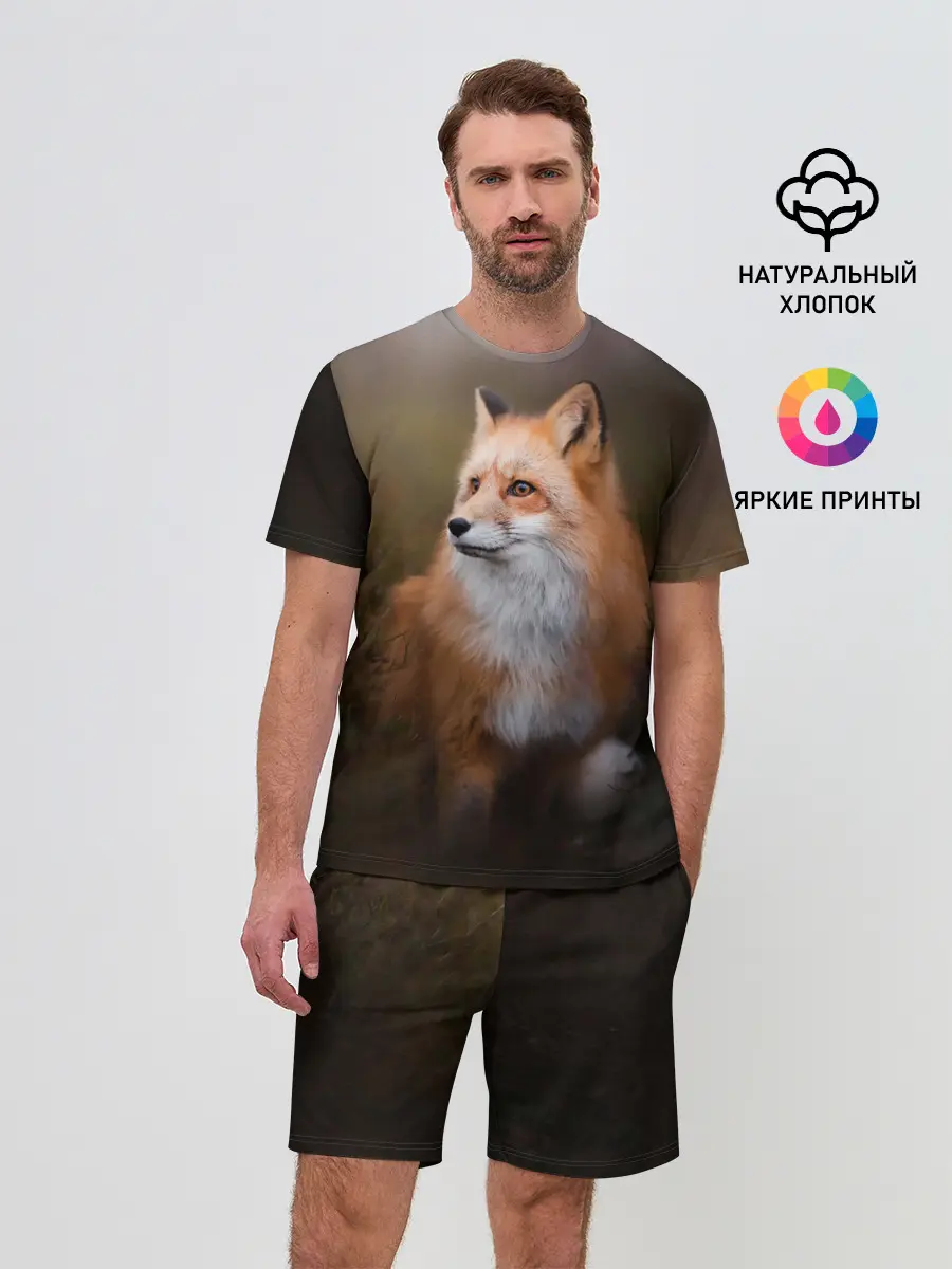 Мужской костюм с шортами / Лиса-охотница