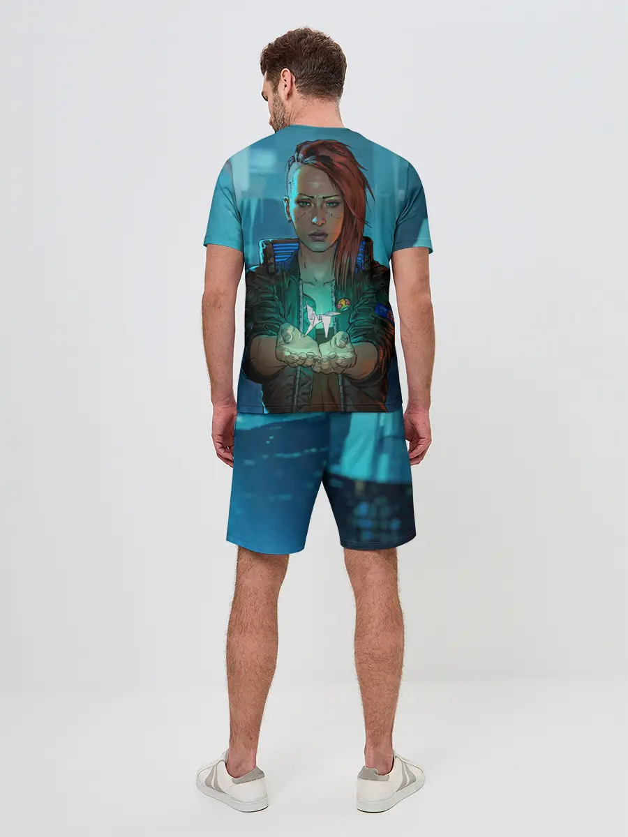 Мужской костюм с шортами / cuberpunk 2077 melisa